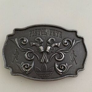 Western Star Concho Leather Belt in Dark Brown